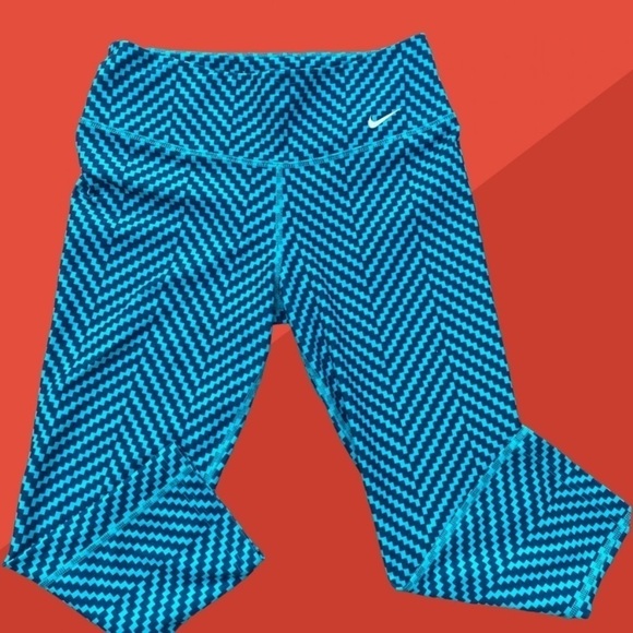 Nike leggings size small teal p4 - Picture 1 of 4